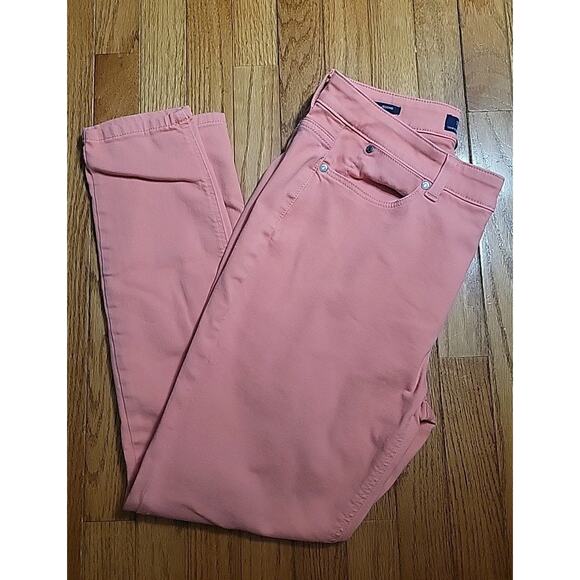 Talbots Simply Flattering Collection Denim Jean Jegging Size 10 Pink - Picture 3 of 10